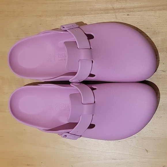 Birkenstock Boston Eva Pink Clogs - Picture 6 of 15